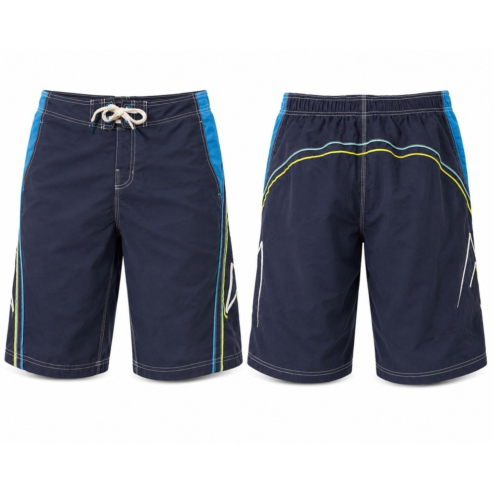 Speedo Mens Swim Shorts Blue Check Board Shorts Size M New